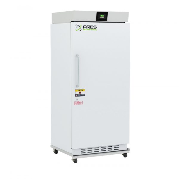 ARES 30 cu. ft. Single Swing Solid Door Manual Defrost Laboratory Freezer