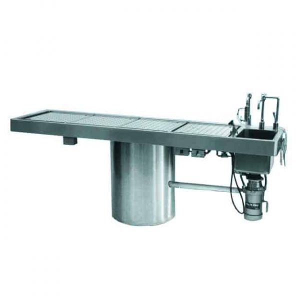 Mopec CE300 Series Autopsy Table, Rotating with Elevating and Self Contained Exhaust Options