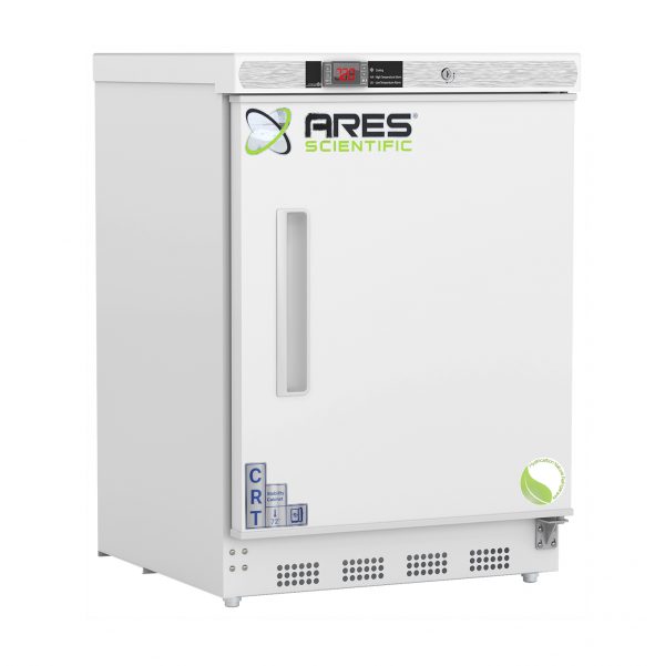 ARES 4.6 cu. ft. Solid Door Undercounter Built-in Controlled Room Temperature Cabinet