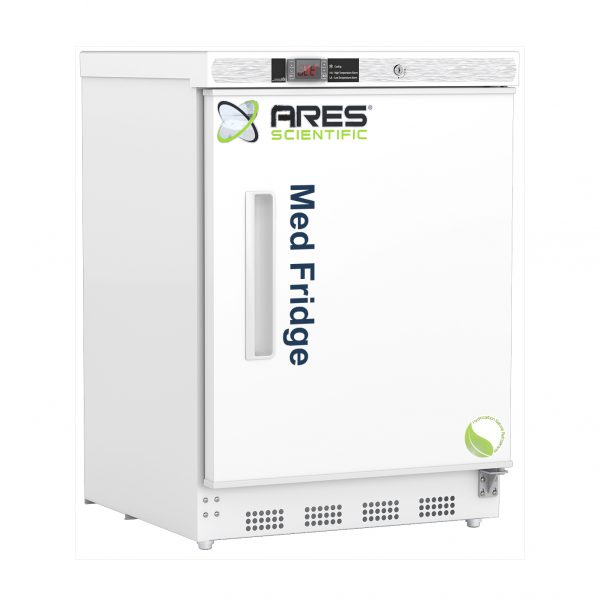 ARES 4.6 cu. ft. Solid Door Undercounter Built-in Pharmacy Refrigerator