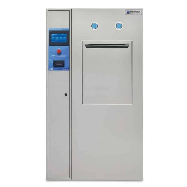 Consolidated EZ-Glide™ ™ Vertical Sliding Door Lab Series Steam Sterilizers